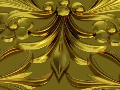 Wood Carving Traditional Bulgarian Art Rectangular 3D print model