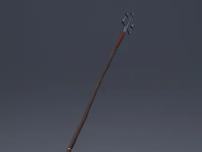 Trident spear 3D model