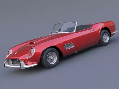 1957 Ferrari 250 California 3D model