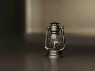 Campsite Lantern 3D model