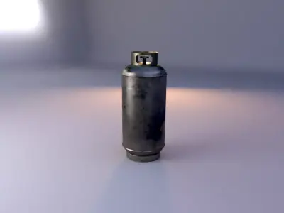 Gas Tank Lp Free low-poly 3D model