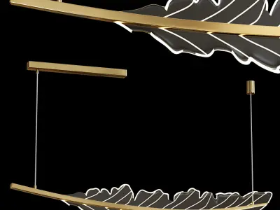 Minimalist chandelier 3D model