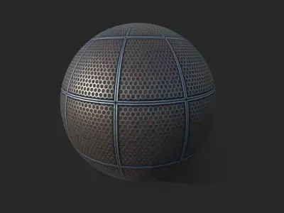 Sci-fi Metal Panel Hexagon - Textures Only Texture