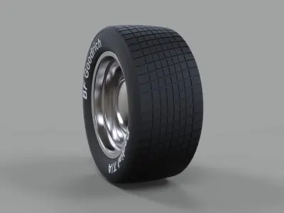 Sport wheel 5 3D model
