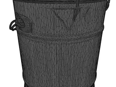 Industrial Biohazard Waste Barrel 3D model