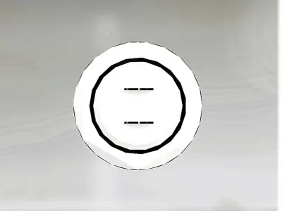 Signal bulb 10 green 3D model
