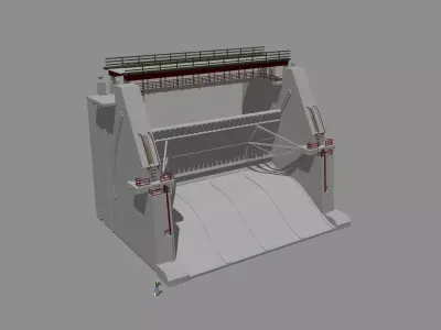 kerala dam 3 detailed 3D model