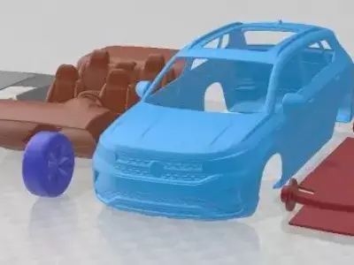 Volkswagen Taos 2022 Printable Car  3D print model