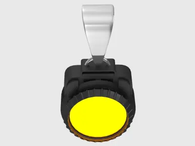  Space Ship Engine Pendant 