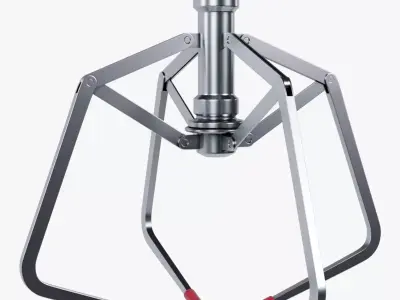 Metal Claw 33 with RIG 3D model