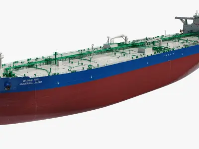 HMM Universal Leader Oil Tanker 3D model