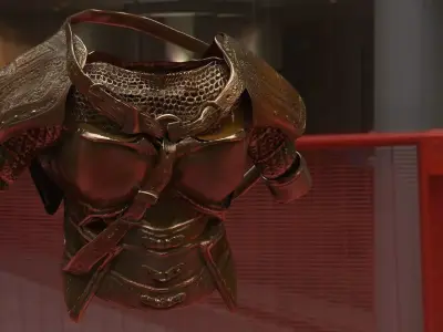 Female Plate armor 3D model
