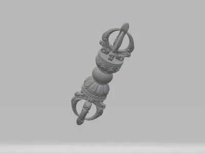 A Tibetan Vajra Dorje  3D print model