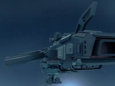 sci-fi drone Free 3D model