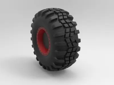 Offroad wheel 7 3D model