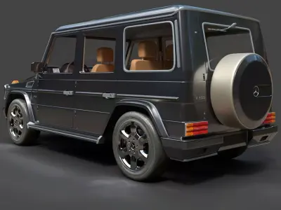 Mercedes-Benz G-Class W463 - High-Poly Luxury SUV 3D model