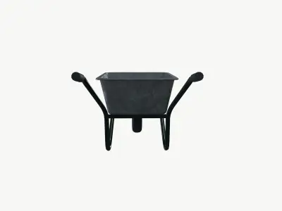 Wheelbarrow 3D model 4