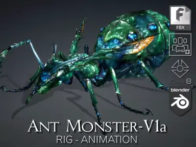 Ant Monster-V1a 3D model