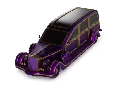 Hearse 3D model 3