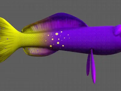 Fish V07 Low-poly 3D model