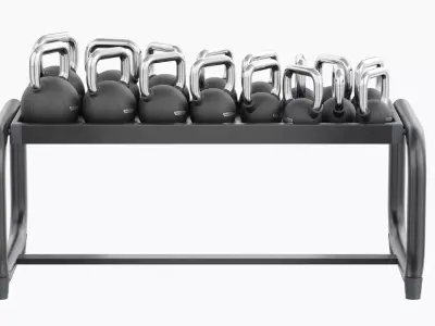 Technogym Kettlebell Storage 3D model