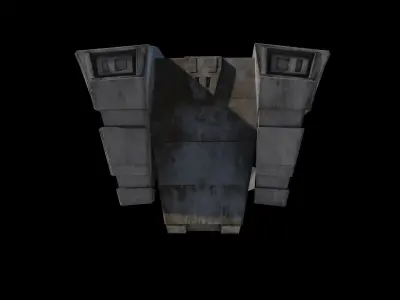dune Atreides spaceship 3D model