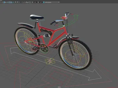 Bicycle 3D model 8