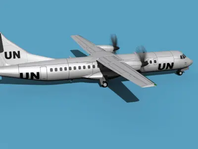 ATR  ATR-72-600 UN 3D model