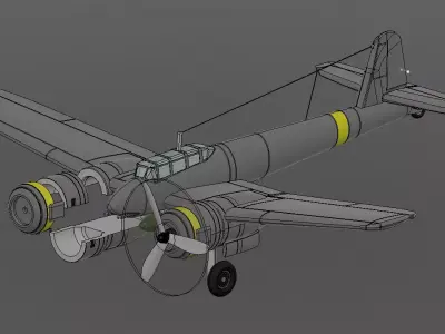 Fieseler Fi 22c 3D print model