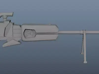 Alien Rifle 3D model