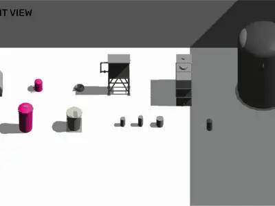Bucky - Pack of revit families 3D model