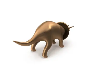 Dinosaurs Triceratops PBR Low-poly 3D model