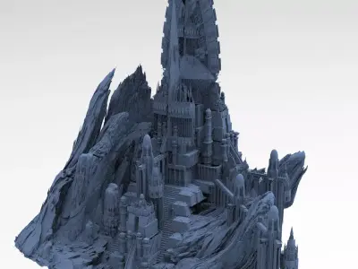 Mongol Empire Fortress 3 3D model