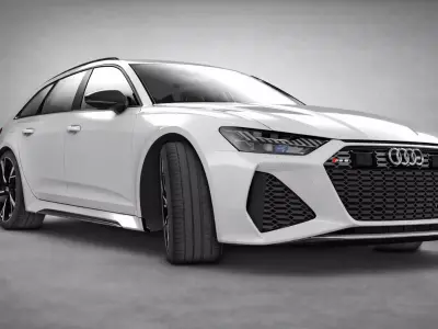 Audi RS6 Avant C8 3D model