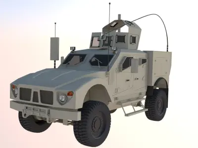 M-ATV armored vehicle 3D model