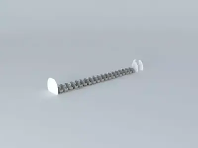 Bombardier CRJ-705 Interior Free 3D model
