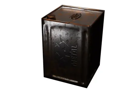 Thinner Tank 3d  Free 3D model