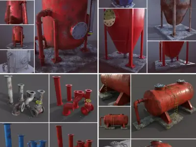 Pipes and Containers Mega Pack