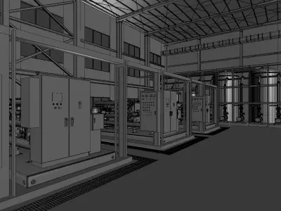 industrial equipment 3D model order