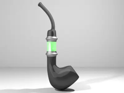 Smoking Pipe - E-pipe 3D model