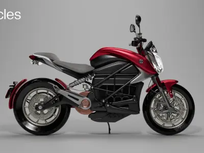 Zero SR-F Motorcycle Low-poly 3D model