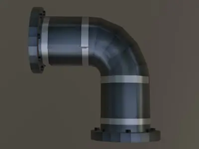 Pipe corner 3D model