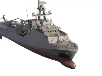 GREEK NAVY MODERN PATROL BOAT 3D model