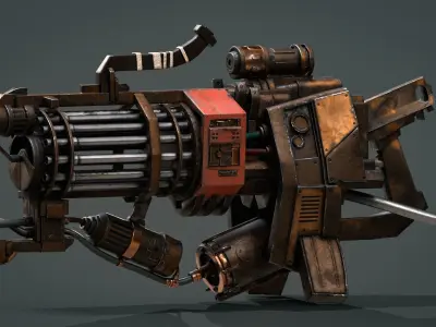 Stylized Weapon  Low-poly 3D model