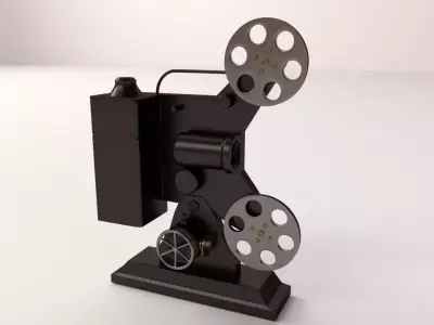 Film Projector 3D model