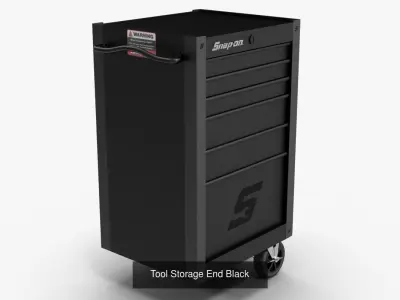 Tool Storage End Collection 3D Model Pack