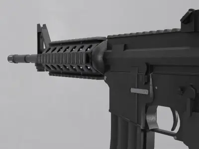 Assault Riffle M4A1 3D model