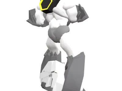 Gundam Sema Project Low-poly 3D model