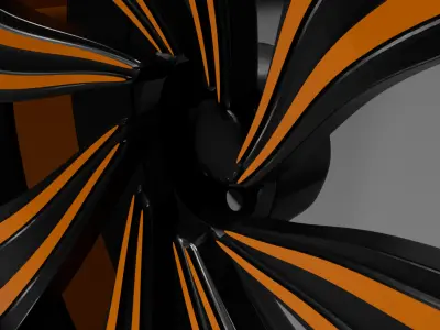 SPORTS CAR RIM - LOW POLY Low-poly 3D model