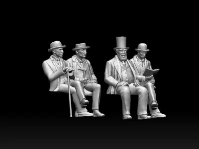 passengers 3D print model get